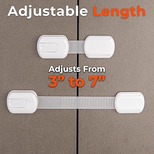 2-Pack Toilet Locks Baby Proof - Toilet Seat Locks for Toddlers with Adhesive - Toilet Latches Child Safety - No Tools Required - Jamouz