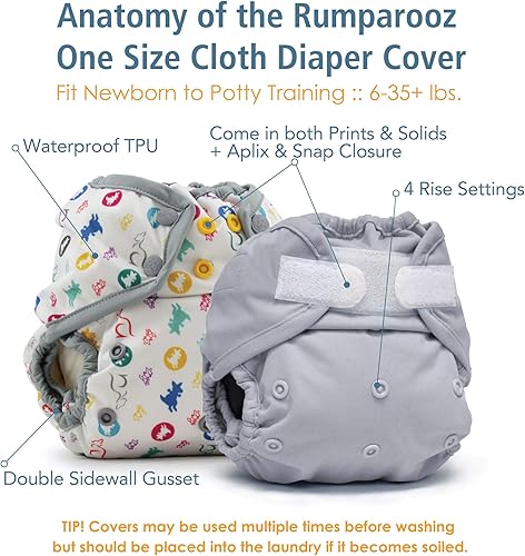 Rumparooz Kanga Care Reusable Cloth Diaper Cover Aplix - Jamouz