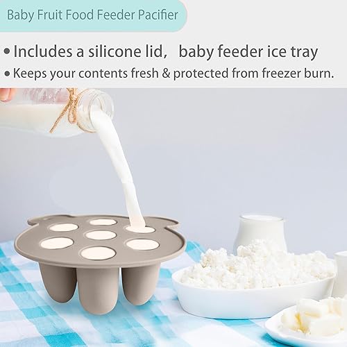 Baby Food Freezer Tray and Teething Popsicle Molds – The Perfect Solution for Your Little One's Teething and Feeding Needs - Jamouz