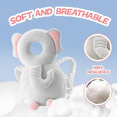 Baby Head Protector Backpack: Alarm Function,Adjustable and Ultra-Light(Bee) - Jamouz