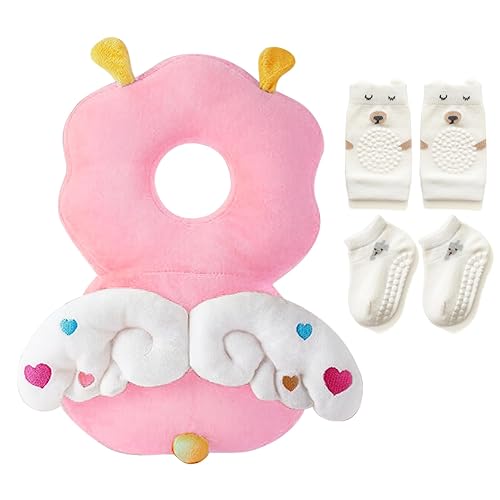 Baby Head Protector Backpack: Alarm Function,Adjustable and Ultra-Light(Bee) - Jamouz