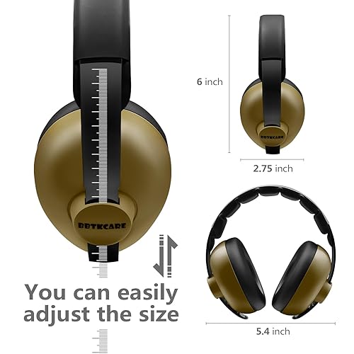 Baby Ear Protection Noise Cancelling Headphones for Babies for 3 Months to 3 Years (Blue) - Jamouz