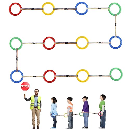 12pcs Toddlers Walking Ropes, Children Detachable Transition Rope Preschool Walking Rope Kids Walking Rope Line for Preschool Daycare Kindergarten Class School Kids Outdoor Supplies - Jamouz