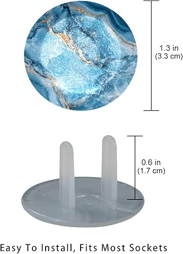 12 PCS Baby Child Proofing Outlet Covers, Electrical Safety Socket Protection Caps for 2-Prong Power Wall Plate Pure Black, czbhg-001 - Jamouz