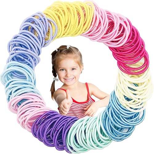 200pcs Hair Ties for Kids Toddler Hair Ties for Girls Elastic Small Hair Bands for Kids - Jamouz