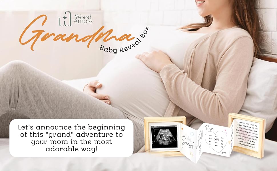 Baby Announcement box for grandma