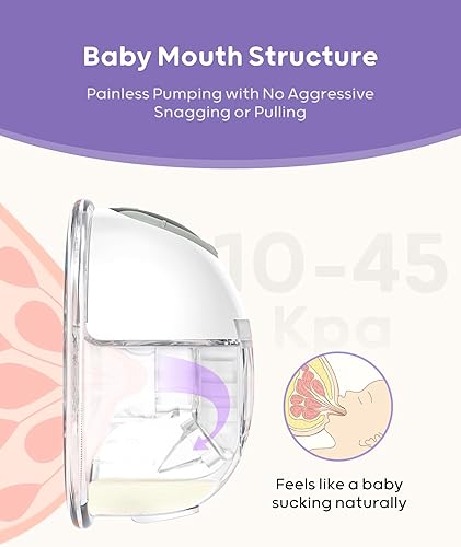 Nuliie Hands-Free Breast Pump, Wearable Breastfeeding Pump 4 Modes 9 Levels with 18/21/24MM Flange, Electric Breast Pump Portable, Replaced Pumping Accessories Included (2 Packs, WhiteSmoke) - Jamouz