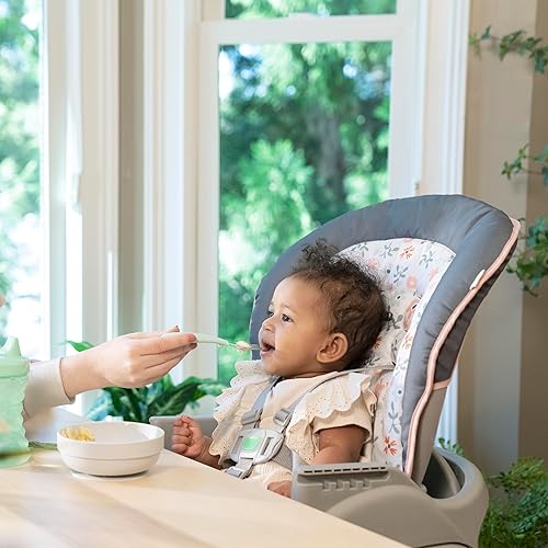 Ingenuity Full Course 6-in-1 High Chair - Baby to 5 Years Old, 6 Convertible Modes, 2 Dishwasher Safe Trays - Astro, 13108 - Jamouz