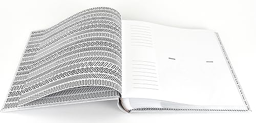 MCS 200-Pocket Fabric Baby 4x6 Photo Album with Writing Space, 8.5 x 8.5 Inches, Baby Pink - Jamouz