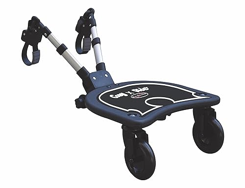 Englacha 2-in-1 Cozy X Rider, Black - Child Rider Stroller Attachment with Saddle Seat and Standing Platform - Universal Fit for Most Prams - Quick and Easy to Use - Designed for Safety - Jamouz