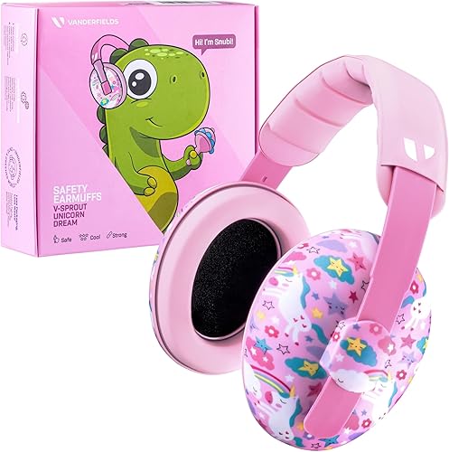 Vanderfields Baby Ear Protection Noise Cancelling Headphones for Babies, Toddlers, Infants 3 months to 2 years - Jamouz