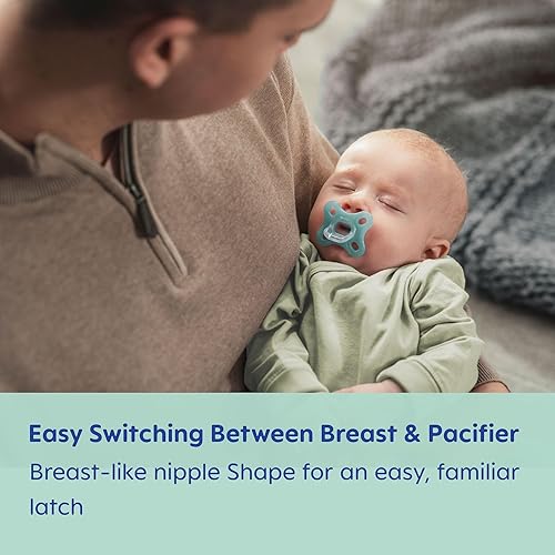 MAM Comfort Baby Pacifier, 100% Lightweight Silicone, Sterilizer Case, Girl, 0-3 Months, 2 Count (Pack of 1) - Jamouz