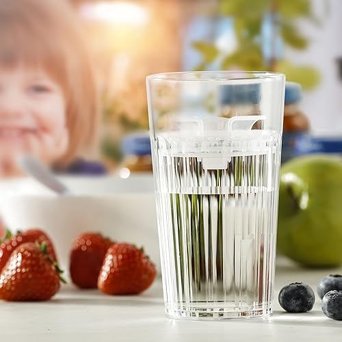 BUNDLE: Reflo Smart Cup (Clear 1-Pack) Open Training Cup, Toddler Cup, 360 Control-Flow, AND free training and use e-guide via QR code on packaging. - Jamouz