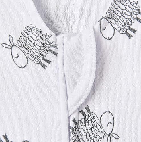 HALO 100% Cotton Sleepsack Swaddle, 3-Way Adjustable Wearable Blanket, TOG 1.5, Baby Blue, Newborn, 0-3 Months - Jamouz