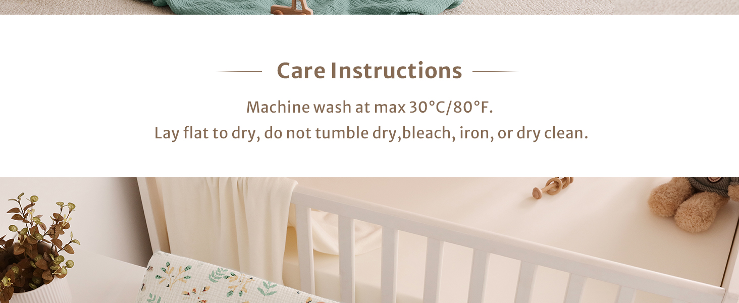 Muslin Changing Pad Cover