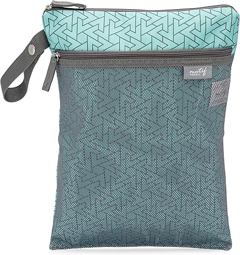 Motif Medical Wet Dry Bag - Perfect for Breast Pump Parts, Messy Baby Clothes, Wet Swimsuits - Jamouz