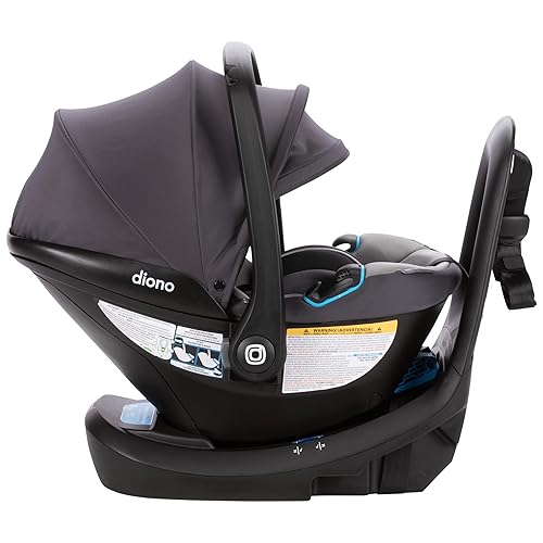 Diono LiteClik30 XT SafePlus Infant Car Seat and Base, Rear-Facing for Infants 4-30lbs, SafePlus Engineering, with Infant Insert, UPF 50+ Sunshade (Pink Cotton Candy) - Jamouz