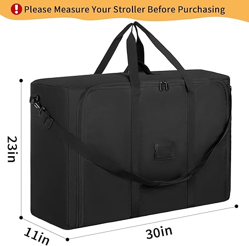 Stroller Bag For Rumbleseat And Bassinet VISTA/CRUZ V2 Stroller Travel Bag Heavy Duty Gate Check Stroller Bag With Delectable Shoulder Strap - Jamouz