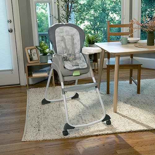 Ingenuity Full Course 6-in-1 High Chair - Baby to 5 Years Old, 6 Convertible Modes, 2 Dishwasher Safe Trays - Astro, 13108 - Jamouz
