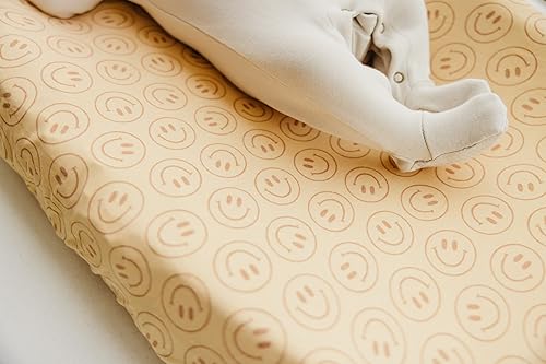 Copper Pearl Premium Knit Changing Pad Cover Soft, Stylish, and Universal Fit for All Standard Diaper Changing Pads, Trendy Design Changing Pad Covers, Briar - Jamouz