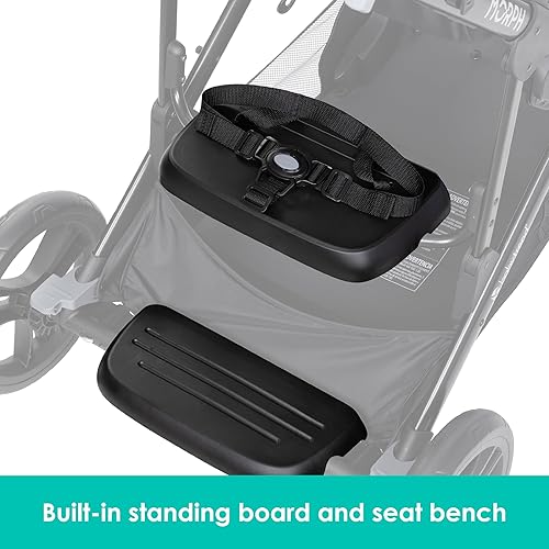 Baby Trend Morph Single to Double Modular Stroller, Dash Black - Jamouz