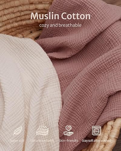 Blissful Diary Muslin Changing Pad Cover for Girls Boys, Ultra Soft Breathable Cotton, Baby Diaper Change Table Pad Covers, 2Pack (Roman Green&Leaf) - Jamouz