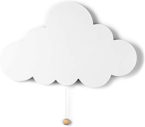 Lumipets Lighted Balloons, Nursery Night Light, Wall Mounted Lighted, Battery Operated Cloud Light Sign–Lightweight Kids Night Light for Babies, Toddlers, Kids - 17.7 x 11.2 x 1.5-in - Jamouz