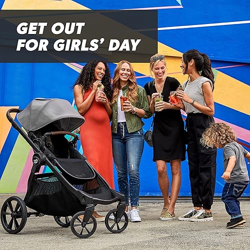 Baby Jogger City Select 2 Single-to-Double Modular Travel System, Includes City GO 2 Infant Car Seat, Radiant Slate - Jamouz