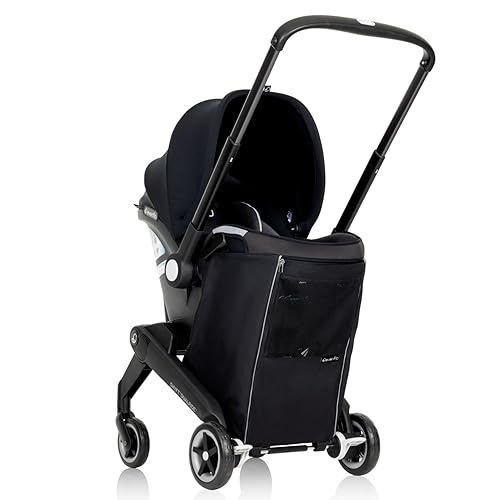 Evenflo Shyft DualRide Carryall Storage Bag (Black) - Jamouz