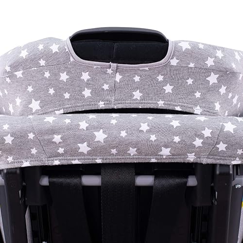 JYOKO Kids Cover Liner for car seat Compatible with Graco Extend2fit, 100% Cotton Made (Raccoon) - Jamouz