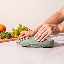 Toddler Plates - Kids Plates - Silicone Plate with Dividers for Baby Microwave Safe Dishes