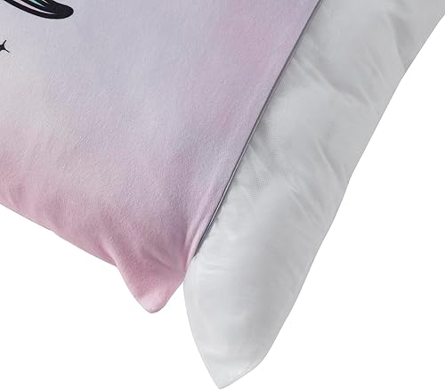 NORTHWEST Kids Reversible Pillow (w/Removeable Shell), 20 in x 30 in, Hello Kitty - Jamouz