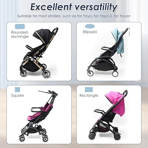 US Stroller Bumper Bar Angle Adjustable Armrest Stroller Handle Multifunctional Stroller Bumper Handle Removable Stroller Crossbar for Baby Stroller(1,black) - Jamouz