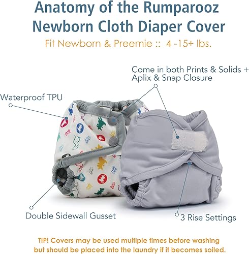 Rumparooz Kanga Care Reusable Cloth Diaper Cover Aplix - Jamouz
