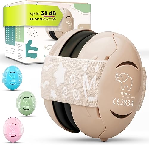 Schallwerk ® Mini+ Baby Ear Muffs – Noise Protection for Babies, Infants, Toddlers – CE & ANSI Certified Headphones - Jamouz
