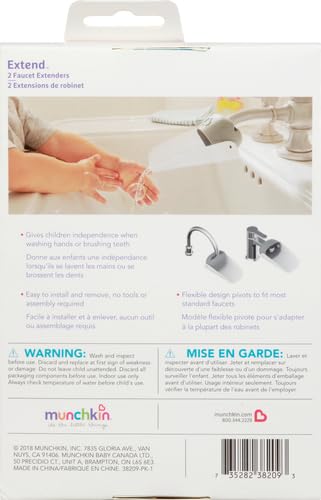 Munchkin® Extend™ Faucet Extender, 2 Count (Pack of 1) - Jamouz