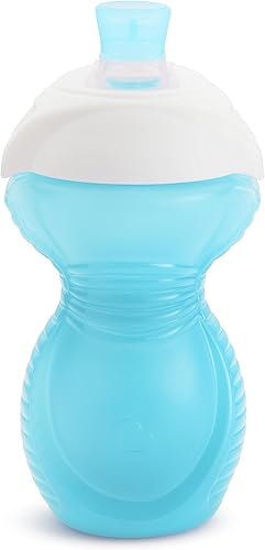 Munchkin® Click Lock™ Bite Proof Sippy Cup, 9 Ounce,2 Count (Pack of 1), Plastic, Blue/Green - Jamouz