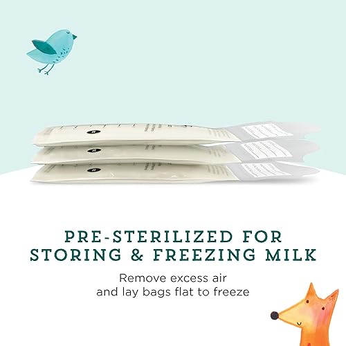 Brand - Mama Bear Breastmilk Storage Bags, 100 Count - Jamouz