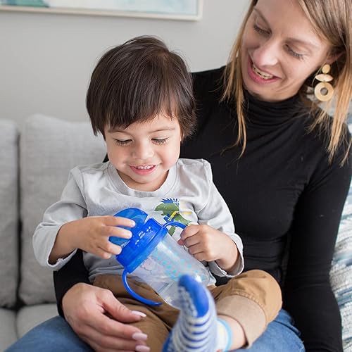 Dr. Brown's Transition Sippy Cup with Soft Spout - Blue - 6oz - 6m+ - Jamouz