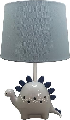 Levtex Baby - Trail Mix Table Lamp and Shade - White Tree with Grey Shade Lamp - Nursery Accessories - Measurements: 16 in. high and 8 in. Diameter - Jamouz