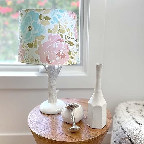 Levtex Baby - Trail Mix Table Lamp and Shade - White Tree with Grey Shade Lamp - Nursery Accessories - Measurements: 16 in. high and 8 in. Diameter - Jamouz