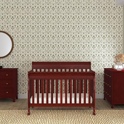 DaVinci Kalani 4-in-1 Convertible Crib in White, Greenguard Gold Certified - Jamouz