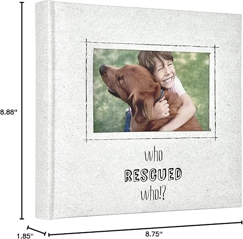 MCS 200-Pocket Fabric Baby 4x6 Photo Album with Writing Space, 8.5 x 8.5 Inches, Baby Pink - Jamouz