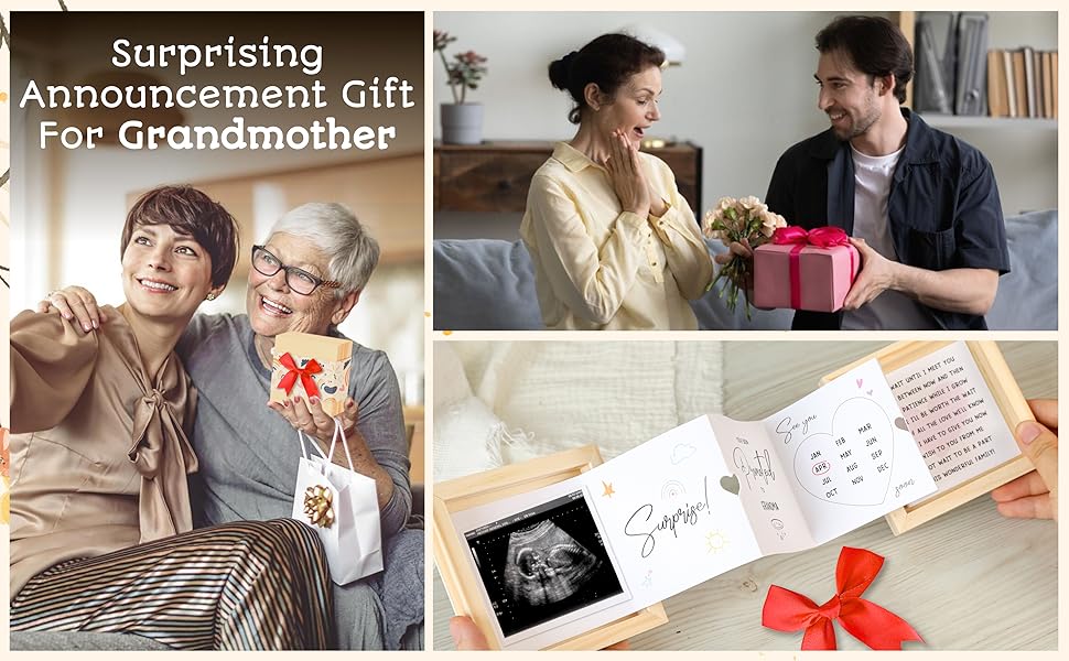 Baby Announcement box for grandma