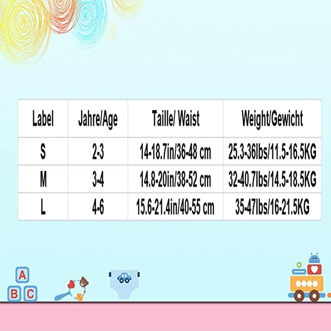 Baby Potty Training Underwear, Cotton Toddler Training Pants for Boys and Girls 2-3 T, 10 Pack, S, Red - Jamouz