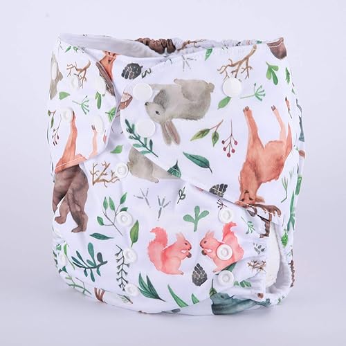 2 to 7 Years Old Junior Big Cloth Diaper Pocket Reusable Baby Kids Toddler (Be Brave) - Jamouz