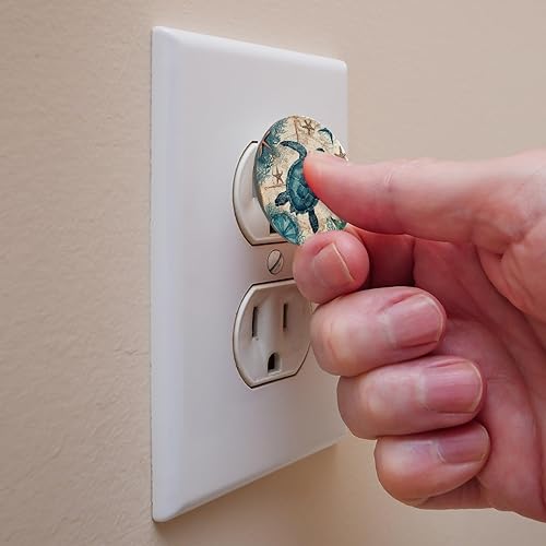 12 PCS Baby Child Proofing Outlet Covers, Electrical Safety Socket Protection Caps for 2-Prong Power Wall Plate Pure Black, czbhg-001 - Jamouz