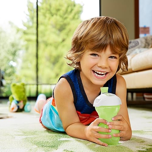 Munchkin® Click Lock™ Bite Proof Sippy Cup, 9 Ounce,2 Count (Pack of 1), Plastic, Blue/Green - Jamouz