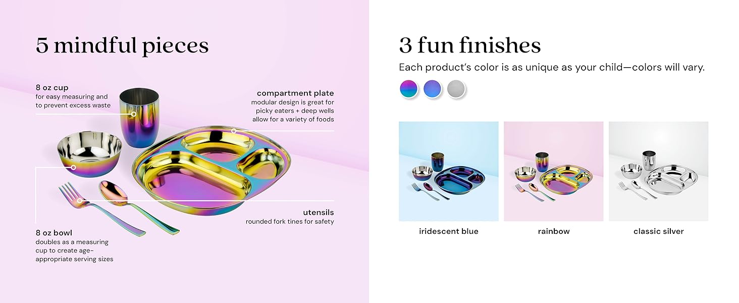 ahimsa stainless steel plates kids stainless steel plates and bowls stainless steel dinnerware set