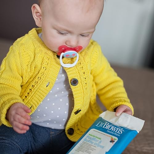 Dr. Brown's Healthy Wipes for Babies and Toddlers, 40 Count, Variety 3 Pack - Jamouz